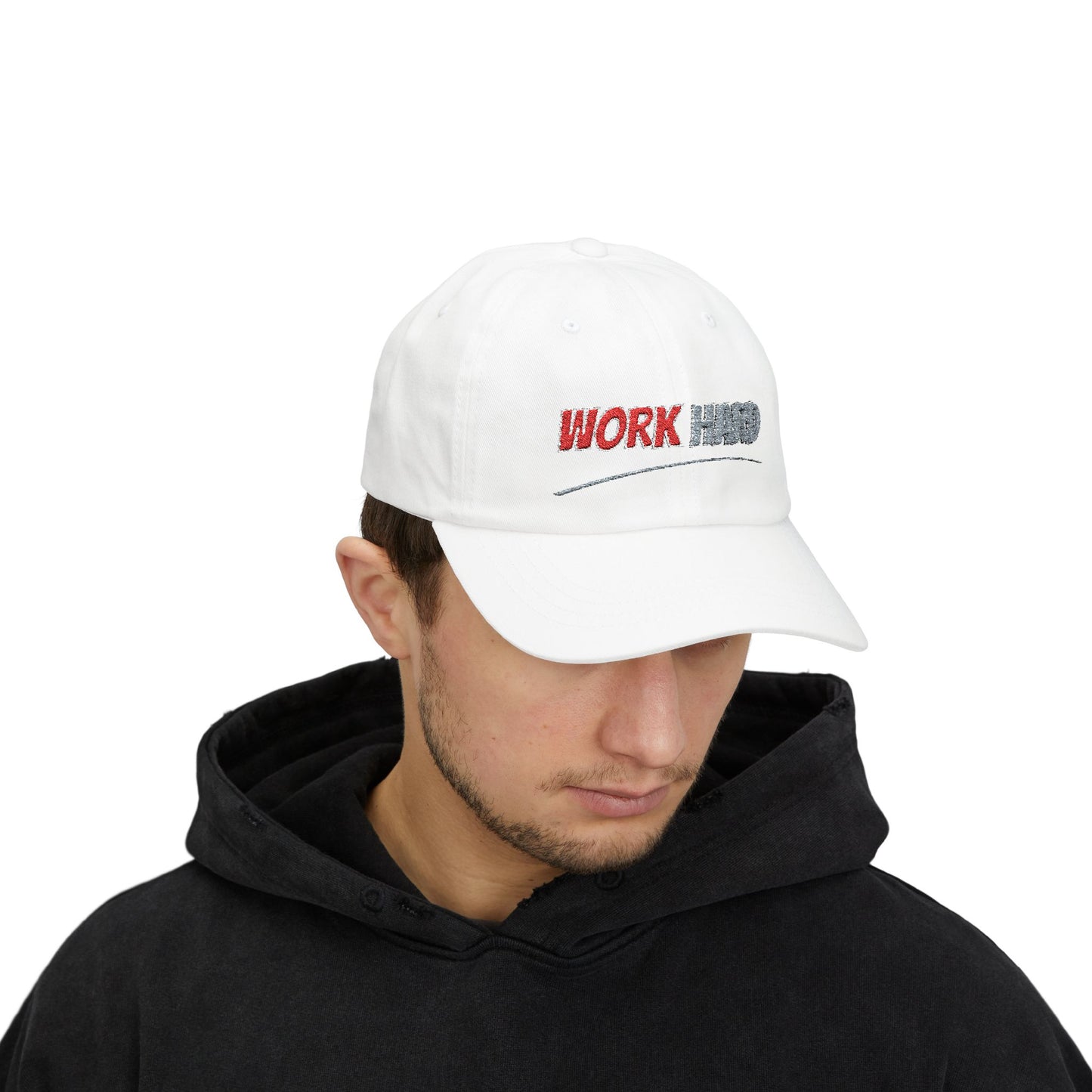 "Work Hard" Classic Dad Cap