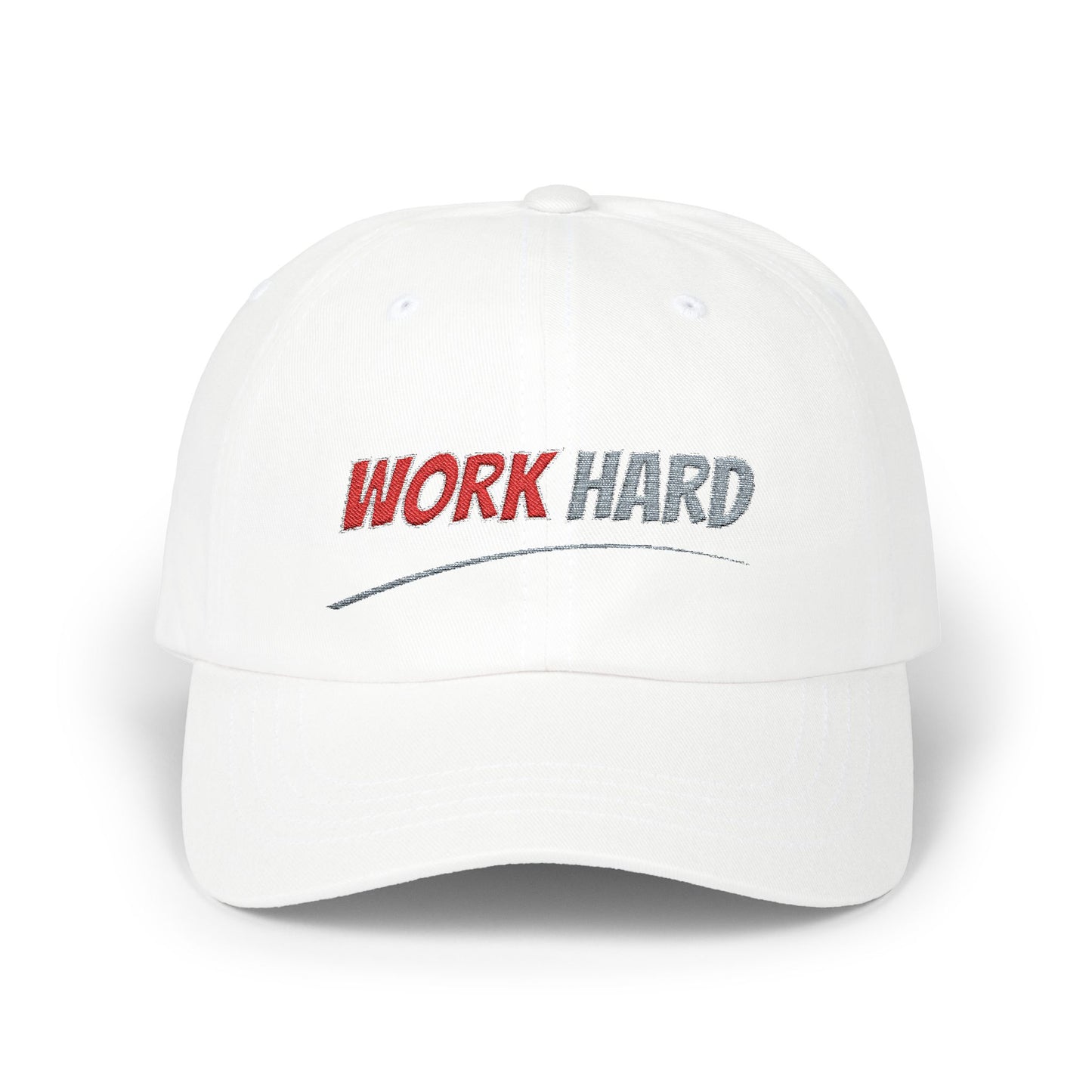 "Work Hard" Classic Dad Cap