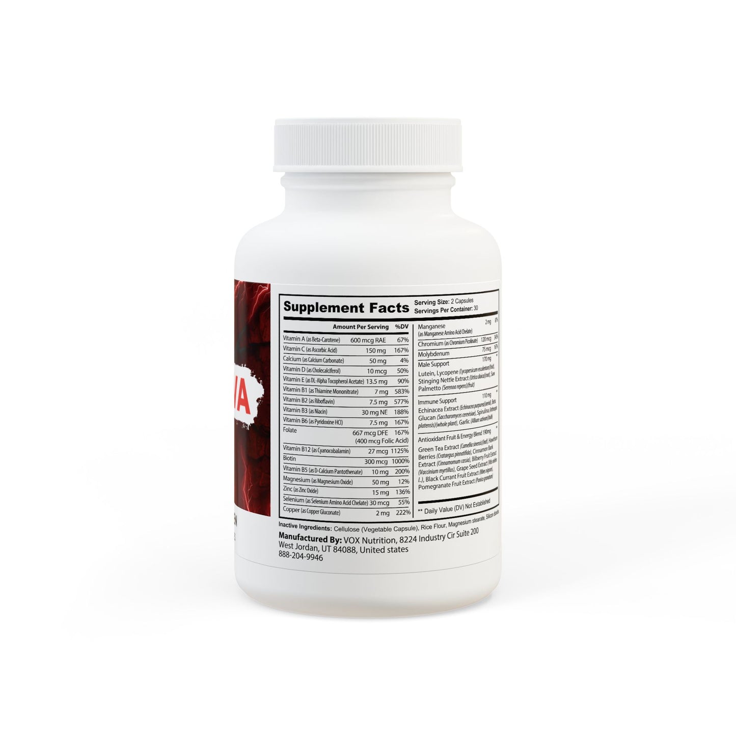 TURKVIVA Multivitamin for Men – Daily Performance Formula