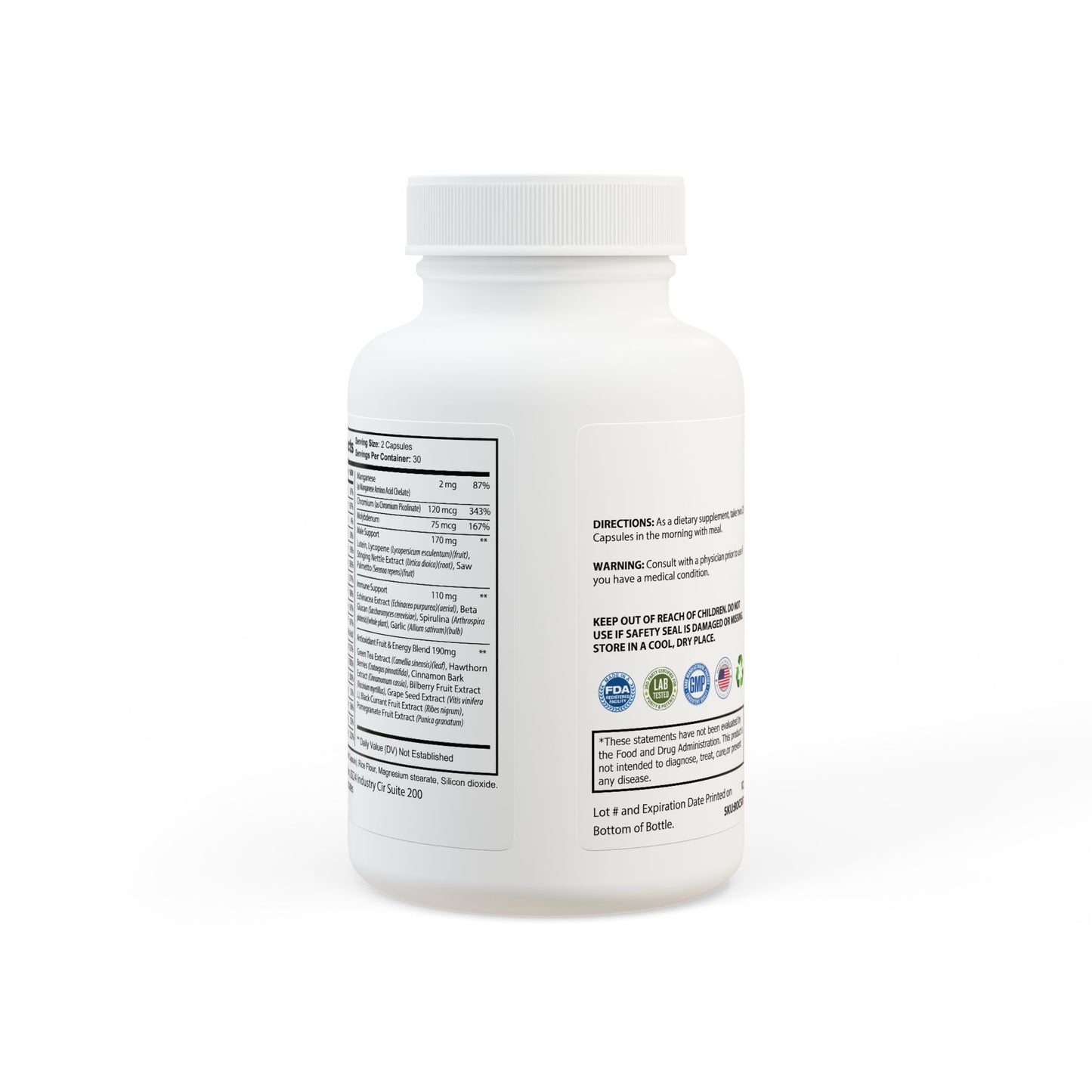 TURKVIVA Multivitamin for Men – Daily Performance Formula